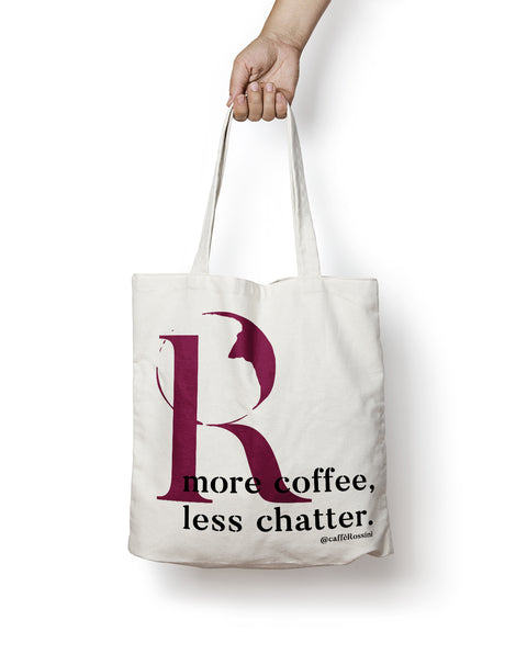 Borsa in cotone Fairtrade a marchio Rossini Caffè