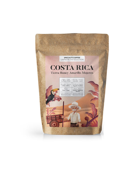 Caffè specialty Costa Rica Yellow Honey Cafè Mujer Rossini